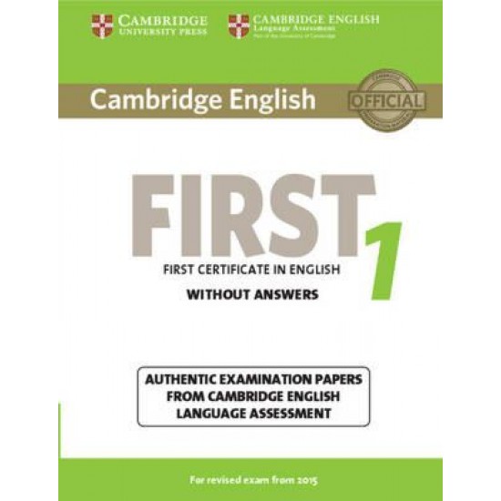 Cambridge First Certificate In English 1 - Student's Book 